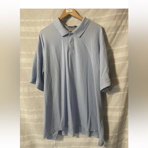 Gold Label Light Blue Men's Polo Shirt - Classic Short Sleeve
